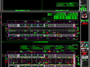 精品办公空间CAD施工图网络工程设计与施工